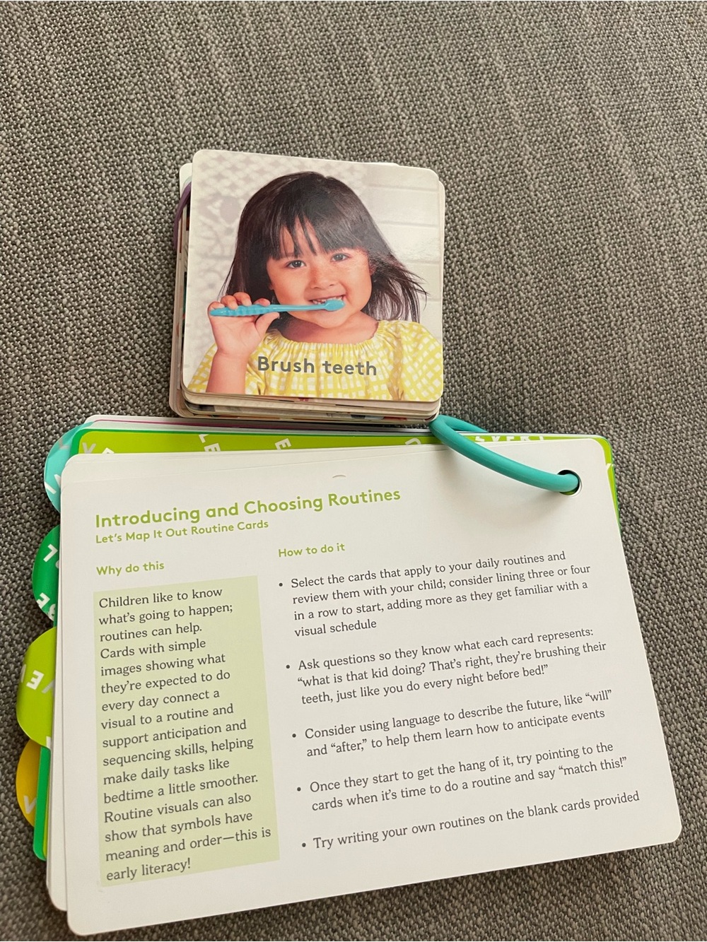 Lovevery- Daily Routine Picture Cards - Picture 5 of 6